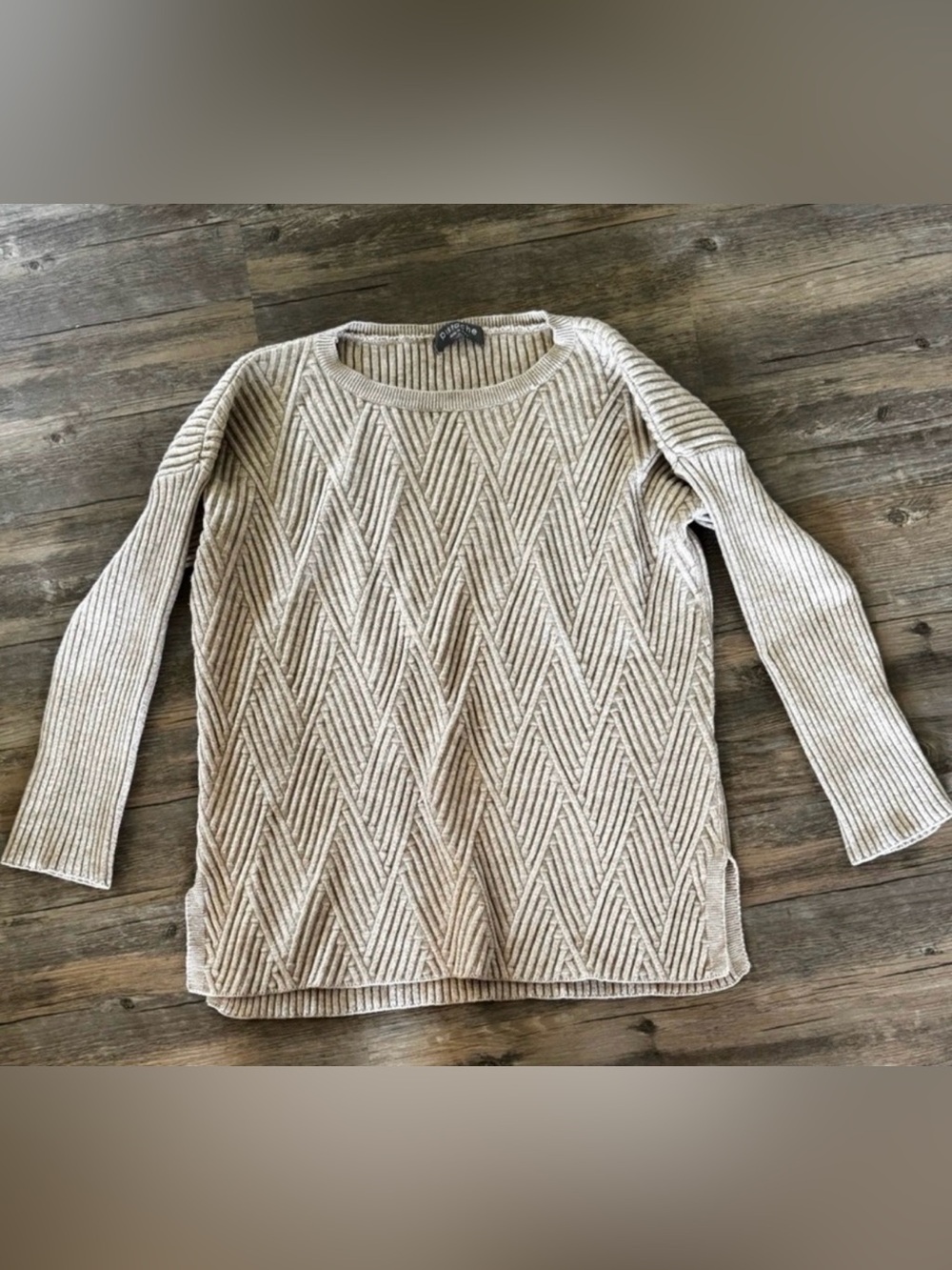 Pistache Diamond Knitted Top Size Medium